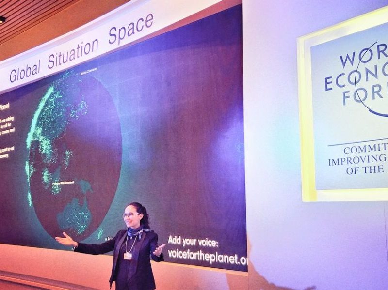 Leticia Gasca, co-founder and director, Fuckup Nights, at the World Economic Forum