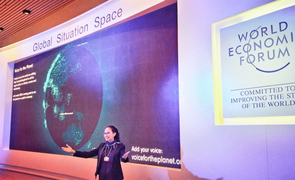 Leticia Gasca, co-founder and director, Fuckup Nights, at the World Economic Forum