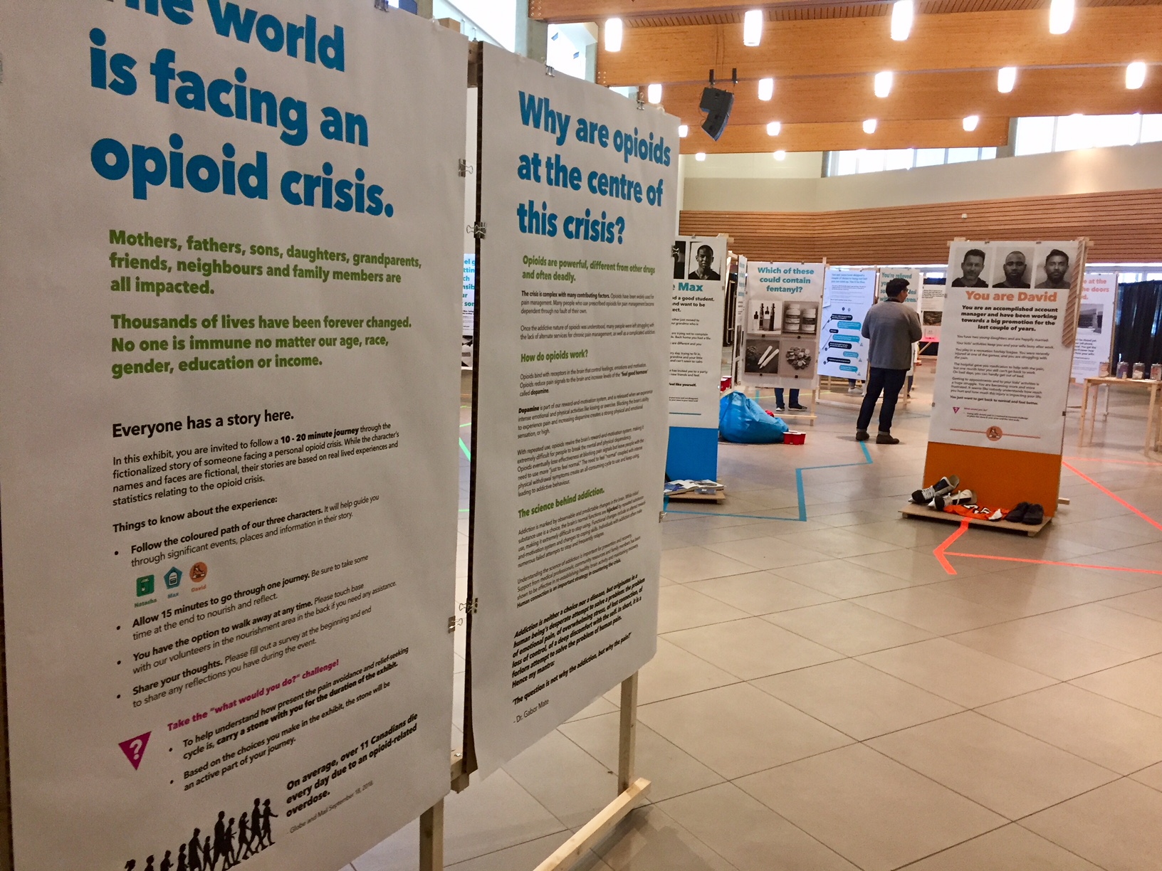 Entrance to Opioids Don't Discriminate: An Interactive Experience