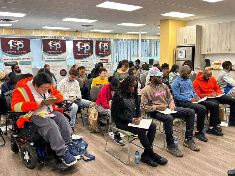 A forum held by the Anti-Black Racism Committee from the Family Services of Peel, in April 2023. Photo: courtesy of Family Services of Peel