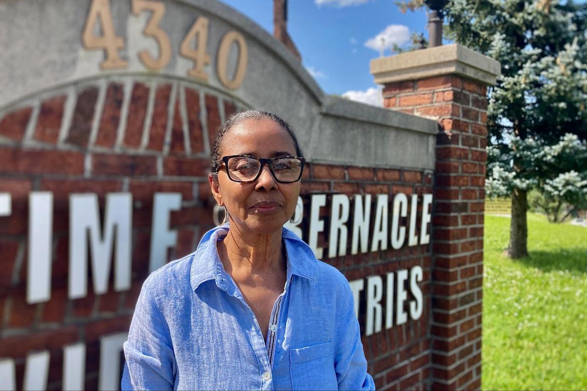 Diane Walter, executive director of Margaret’s Housing and Community Support Services poses for a portrait at Revivaltime Tabernacle.
