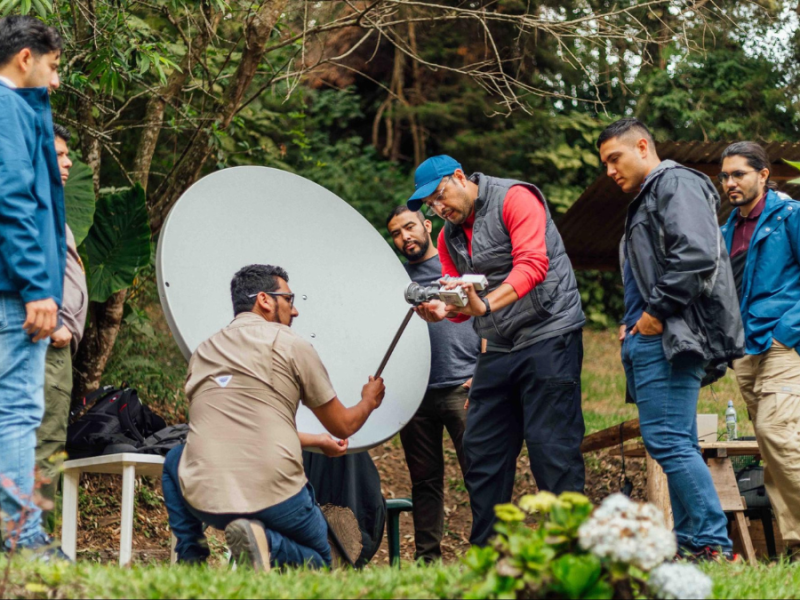 Disaster Communications Training taking place in Guatemala.