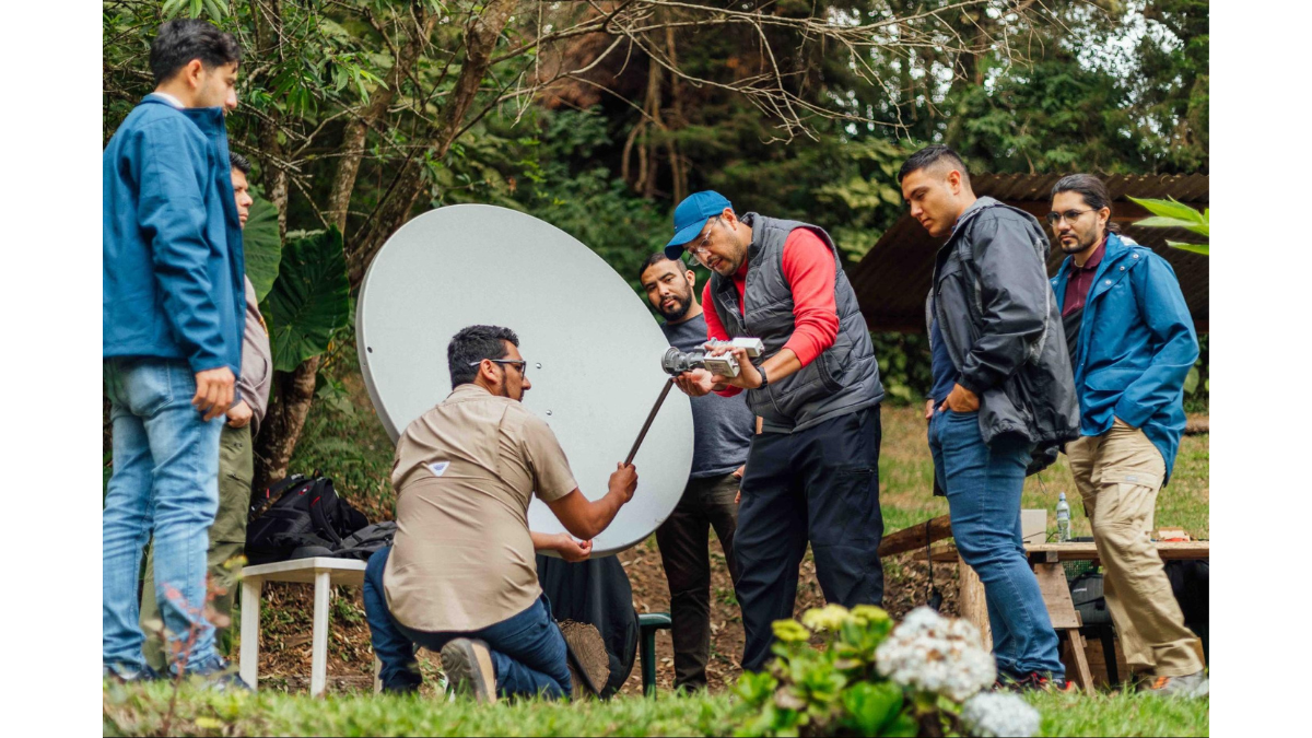 Disaster Communications Training taking place in Guatemala.