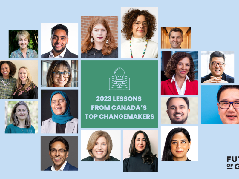 Photo Collage of Canada's Top Changemakers