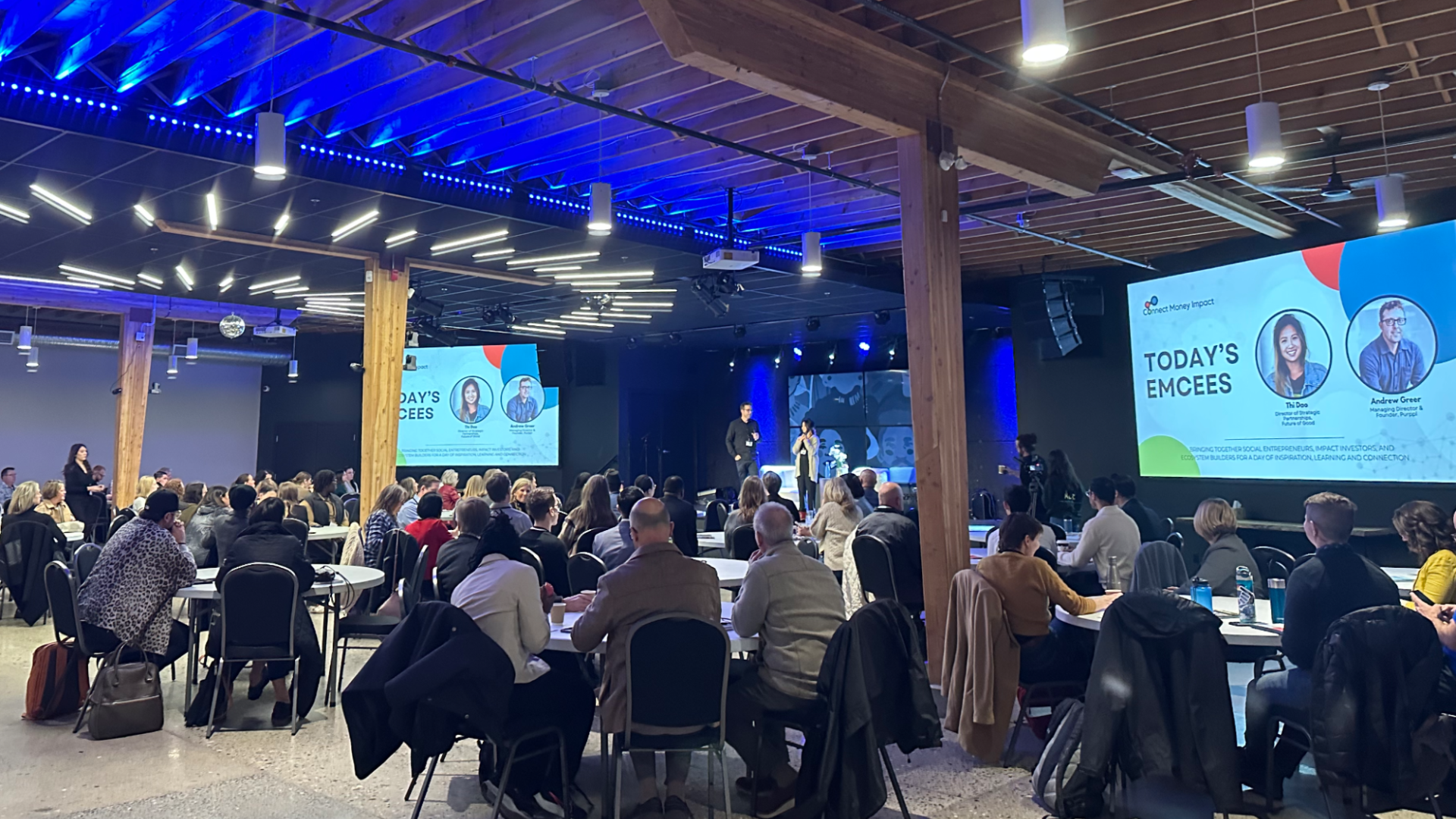 Photo of people attending the Connect Money Impact event