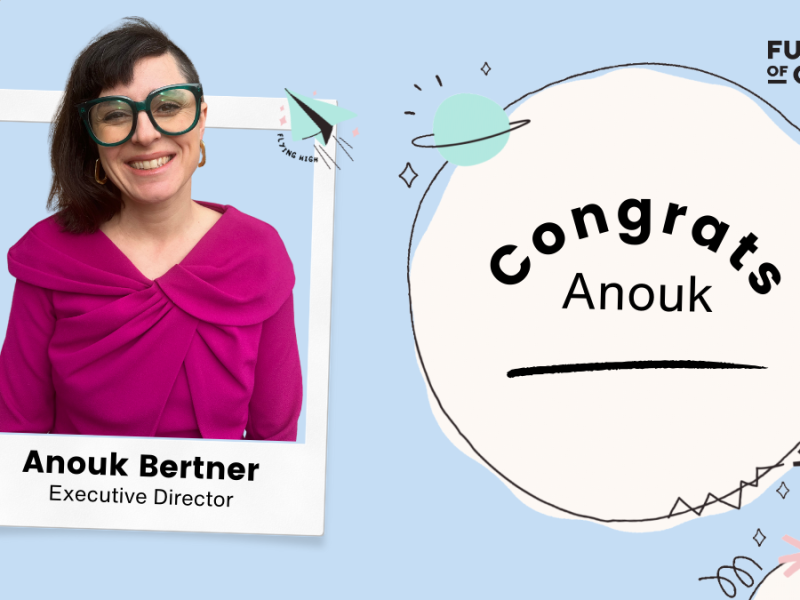 Graphic with Anouk Bertner's headshot