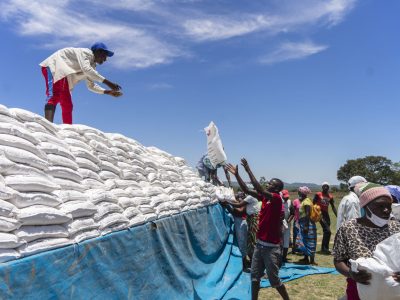 Caption: The Canadian Foodgrains Bank is one of the many Canadian organizations that relies heavily on mailed-in donations. Its donor base is disproportionately made up of older contributors. (Photo: KB Mpofu / Supplied by Canadian Foodgrains Bank)